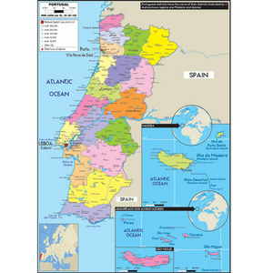 포루투칼(portugal map)지도