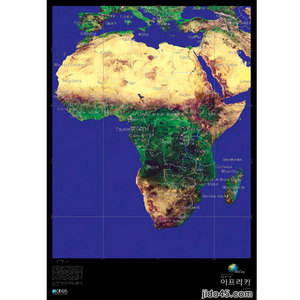 아프리카 위성지도