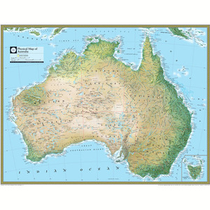 (내셔널지오그래픽)호주 지세 코팅형 110cm x 80cm
